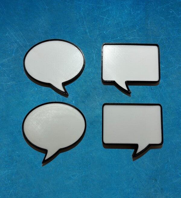 Speech Bubble Stand for Funko Pops X10 - MyFigVoice